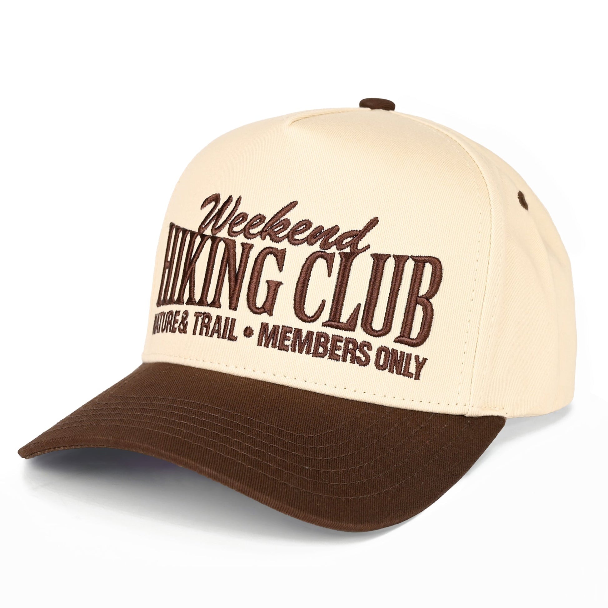 C.C Weekend Hiking Club Trucker Hat - Brown - Trucker Hats