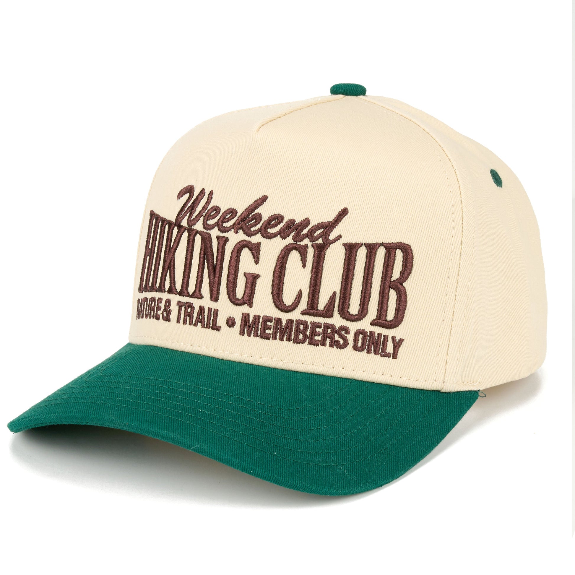 C.C Weekend Hiking Club Trucker Hat - Dk. Green - Trucker Hats