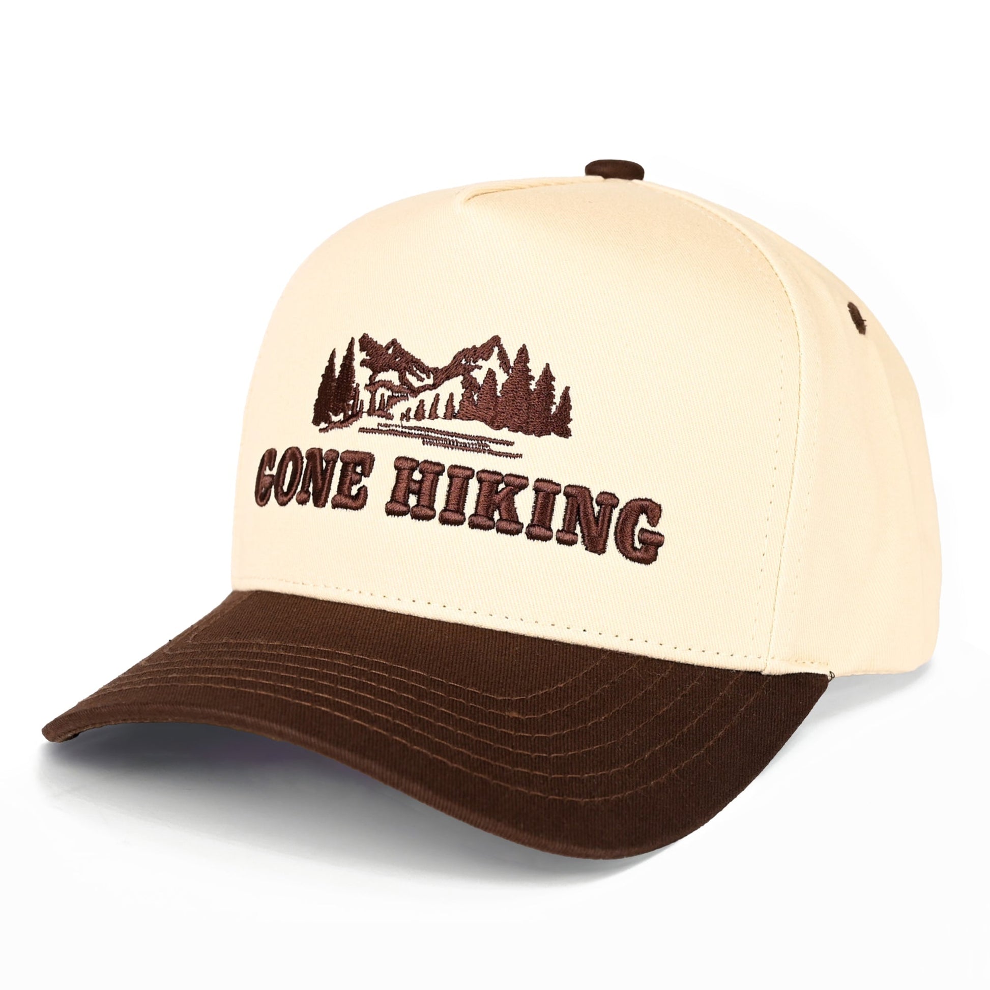 C.C Weekend Hiking Club Trucker Hat - Brown - Trucker Hats