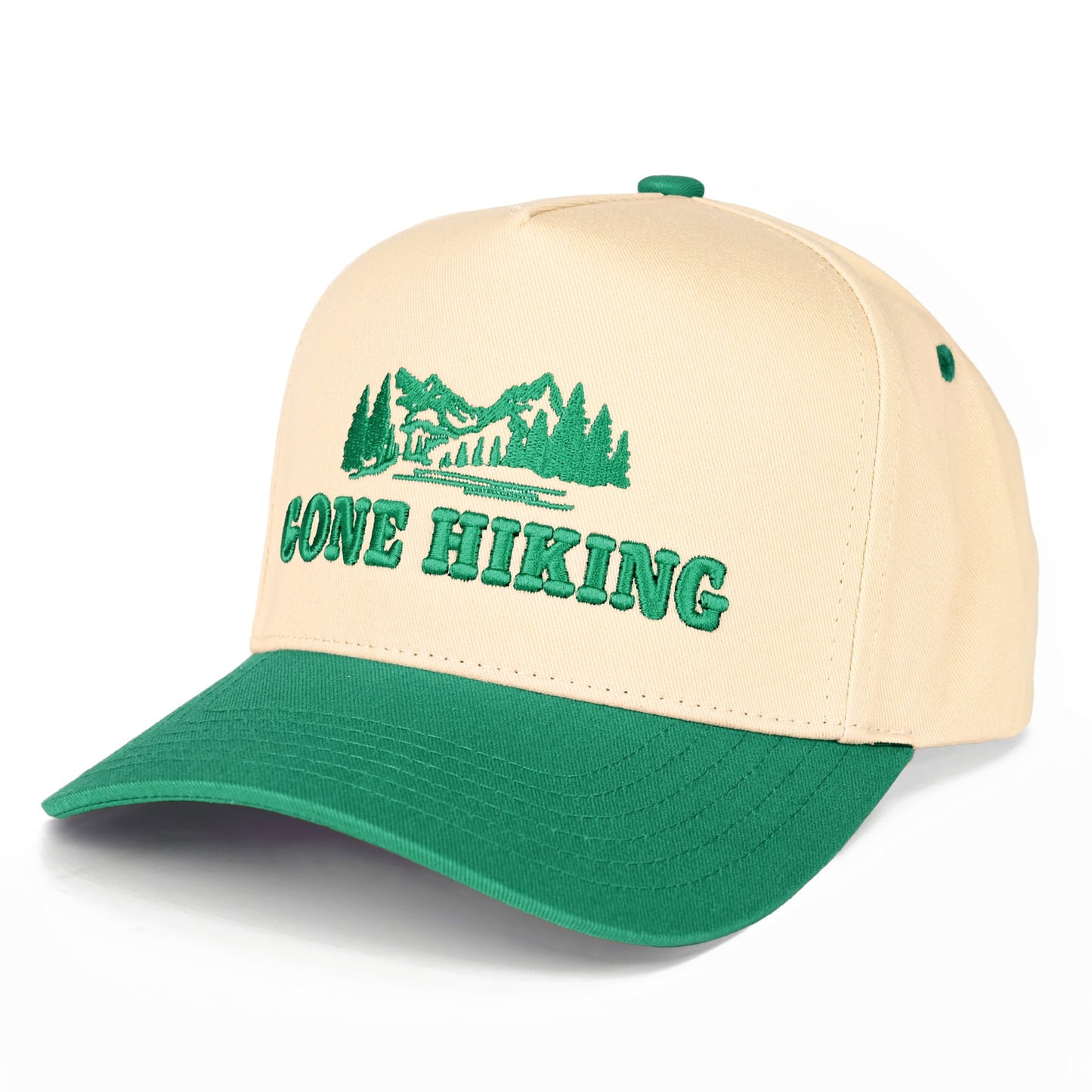 C.C Weekend Hiking Club Trucker Hat - Green - Trucker Hats
