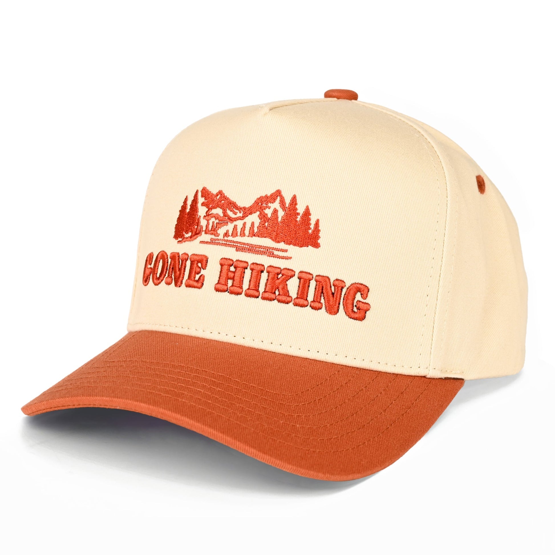 C.C Weekend Hiking Club Trucker Hat - Rust - Trucker Hats