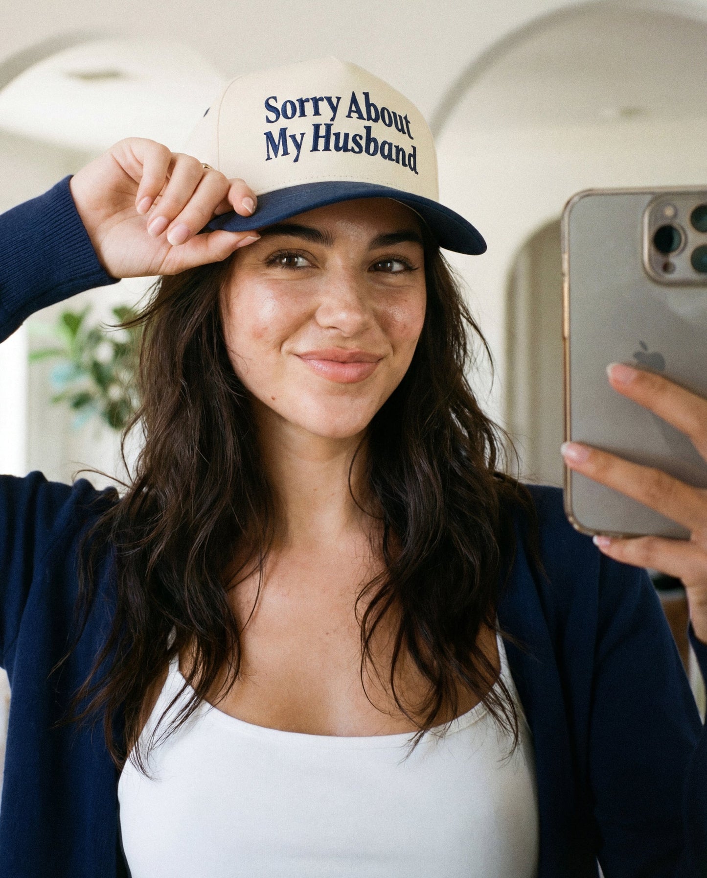 C.C Sorry About My Husband Trucker Hat - Trucker Hats