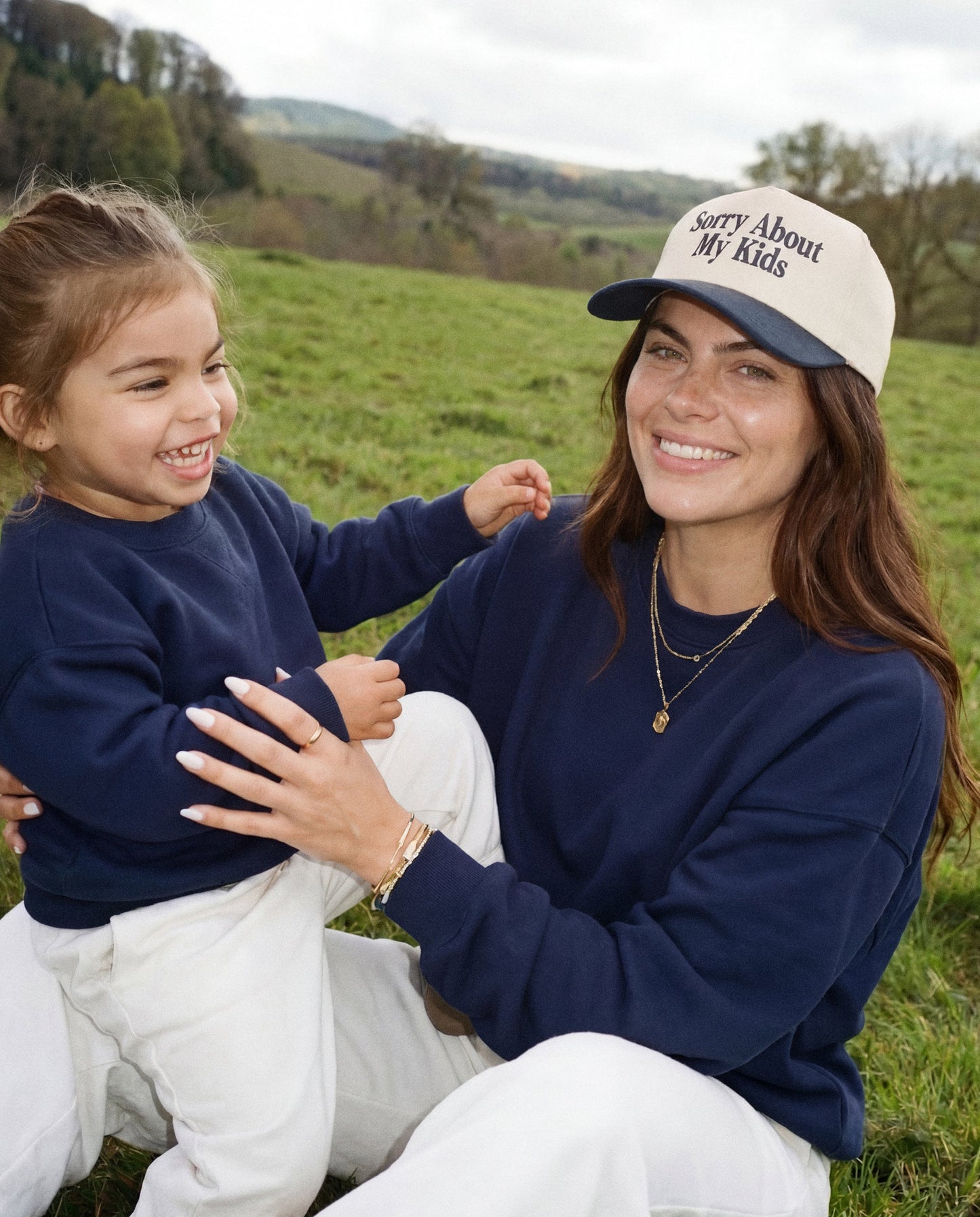 C.C Sorry About My Kids Trucker Hat