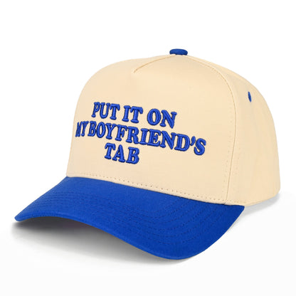 C.C Put It On My Boyfriend’s Tab Hat - Blue - Trucker Hats
