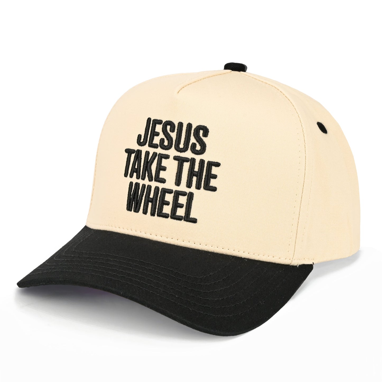 C.C Jesus Take The Wheel Trucker Hat - Black - Trucker Hats