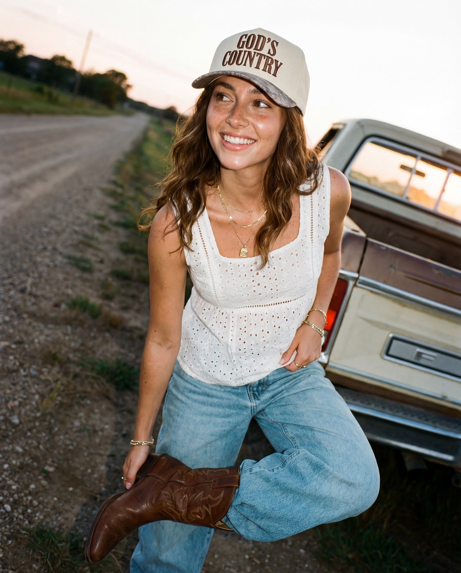 C.C God’s Country Trucker Hat - Trucker Hats