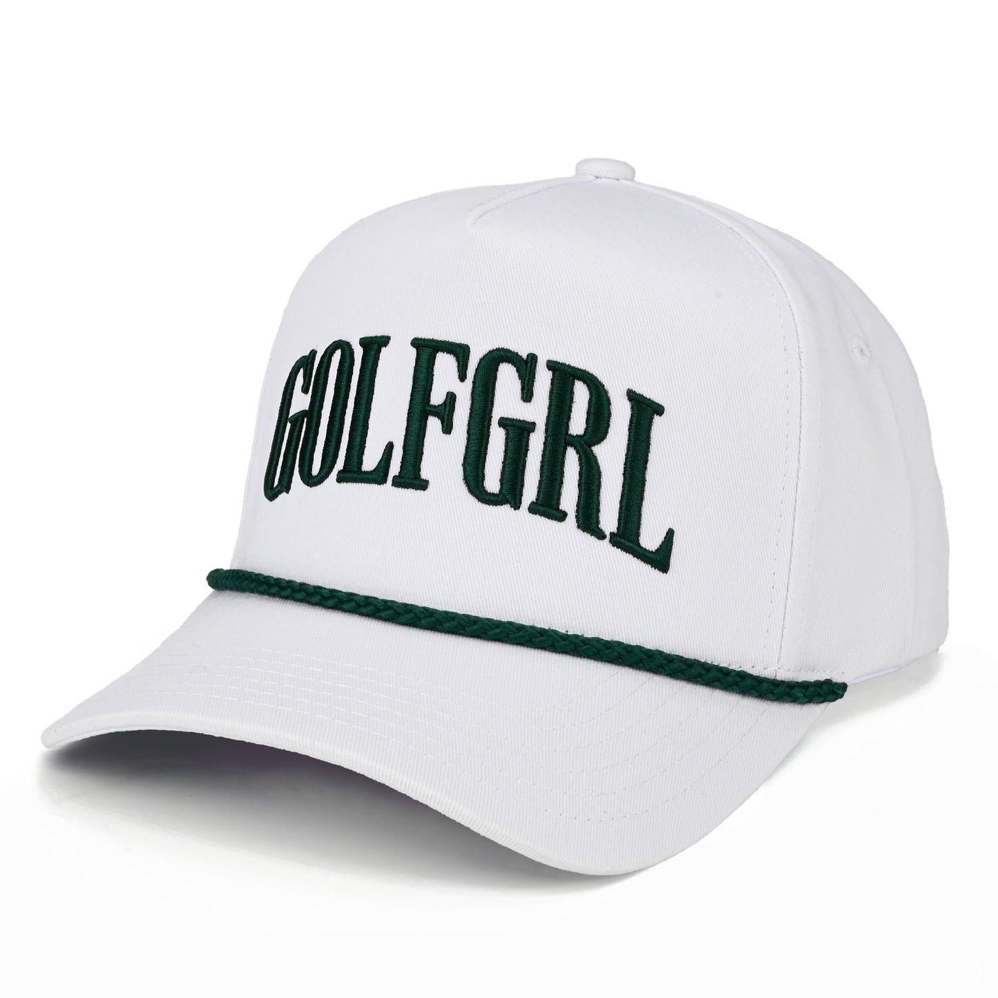 C.C Golfgrl Trucker Hat - White/Green - Trucker Hats