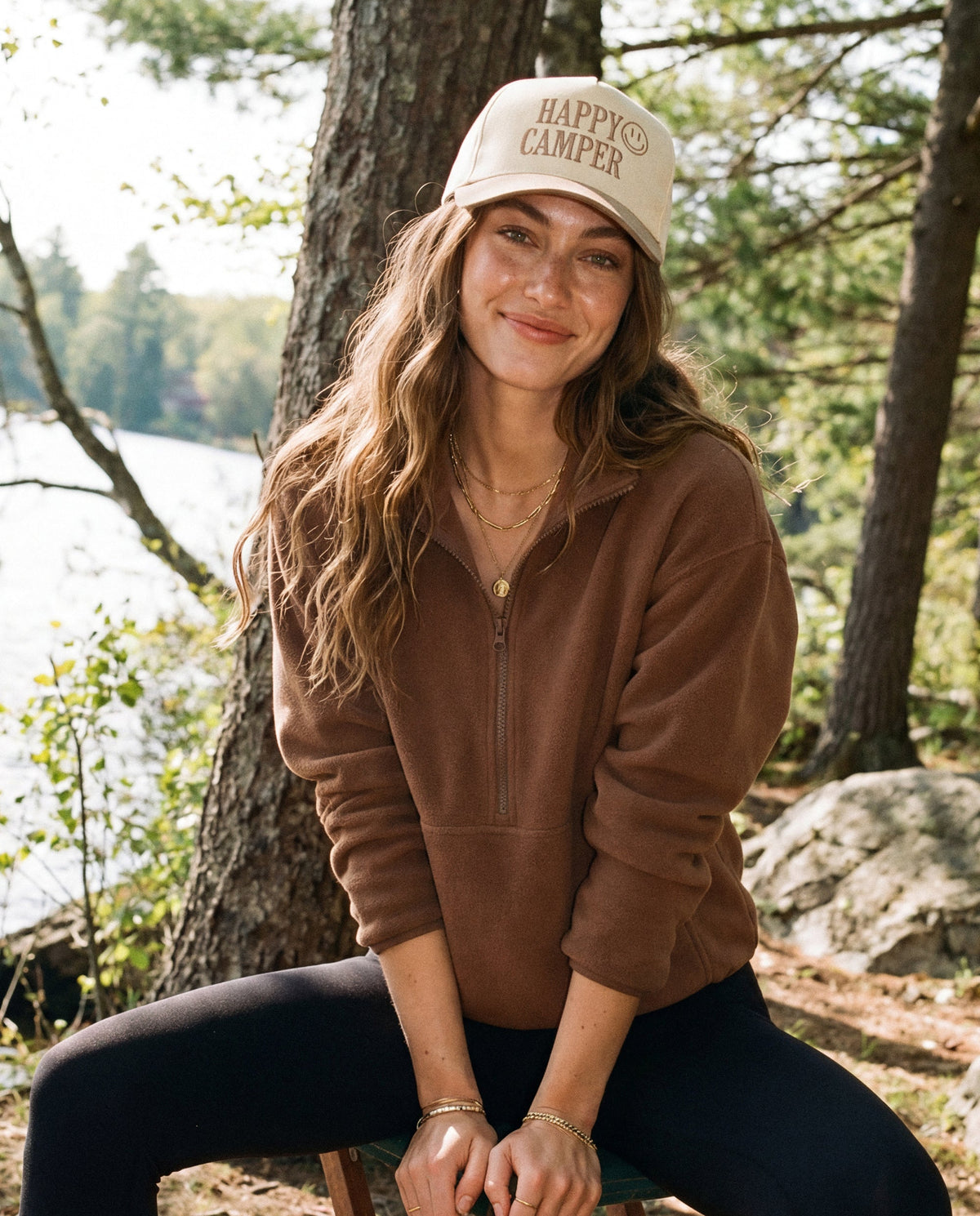 C.C Happy Camper Trucker Hat - Trucker Hats