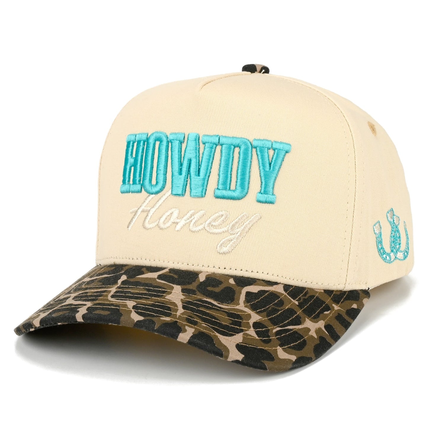 C.C Howdy Honey Trucker Hat - Leopard - Trucker Hats
