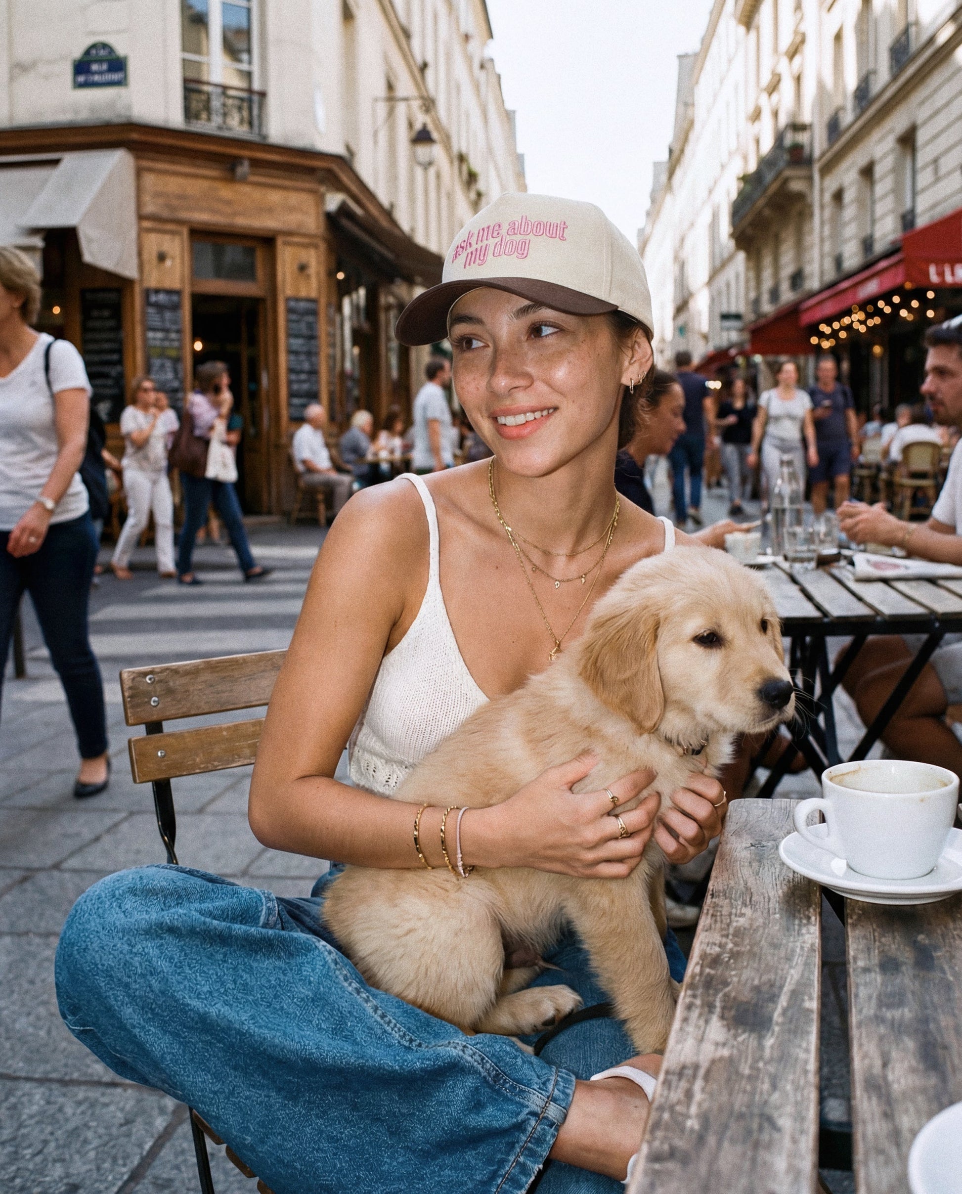 C.C Ask Me About My Dog Trucker Hat - Trucker Hats