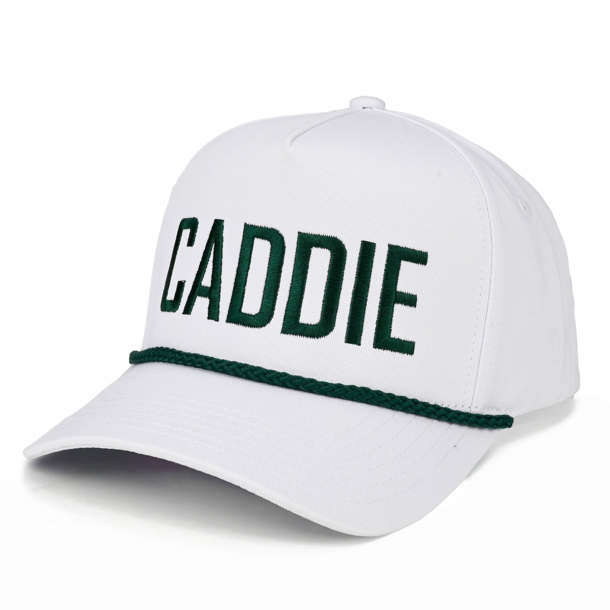 C.C Caddie Trucker Hat - White/Green - Trucker Hats