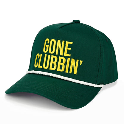 C.C Gone Clubbin’ Trucker Hat - Dk. Green/White - Trucker Hats