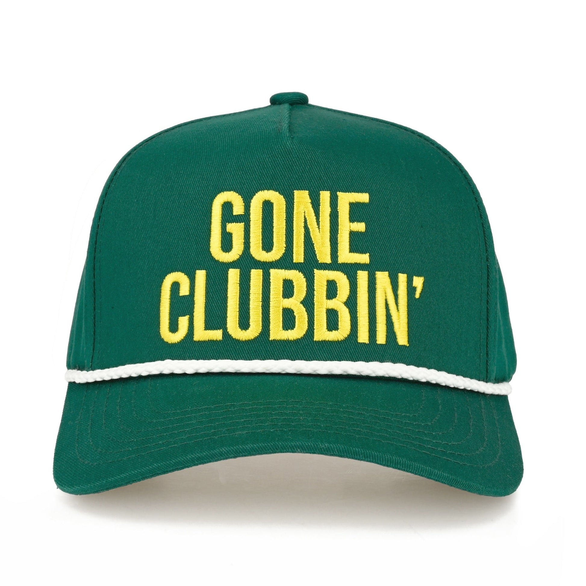 C.C Gone Clubbin’ Trucker Hat - Dk. Green/White - Trucker Hats
