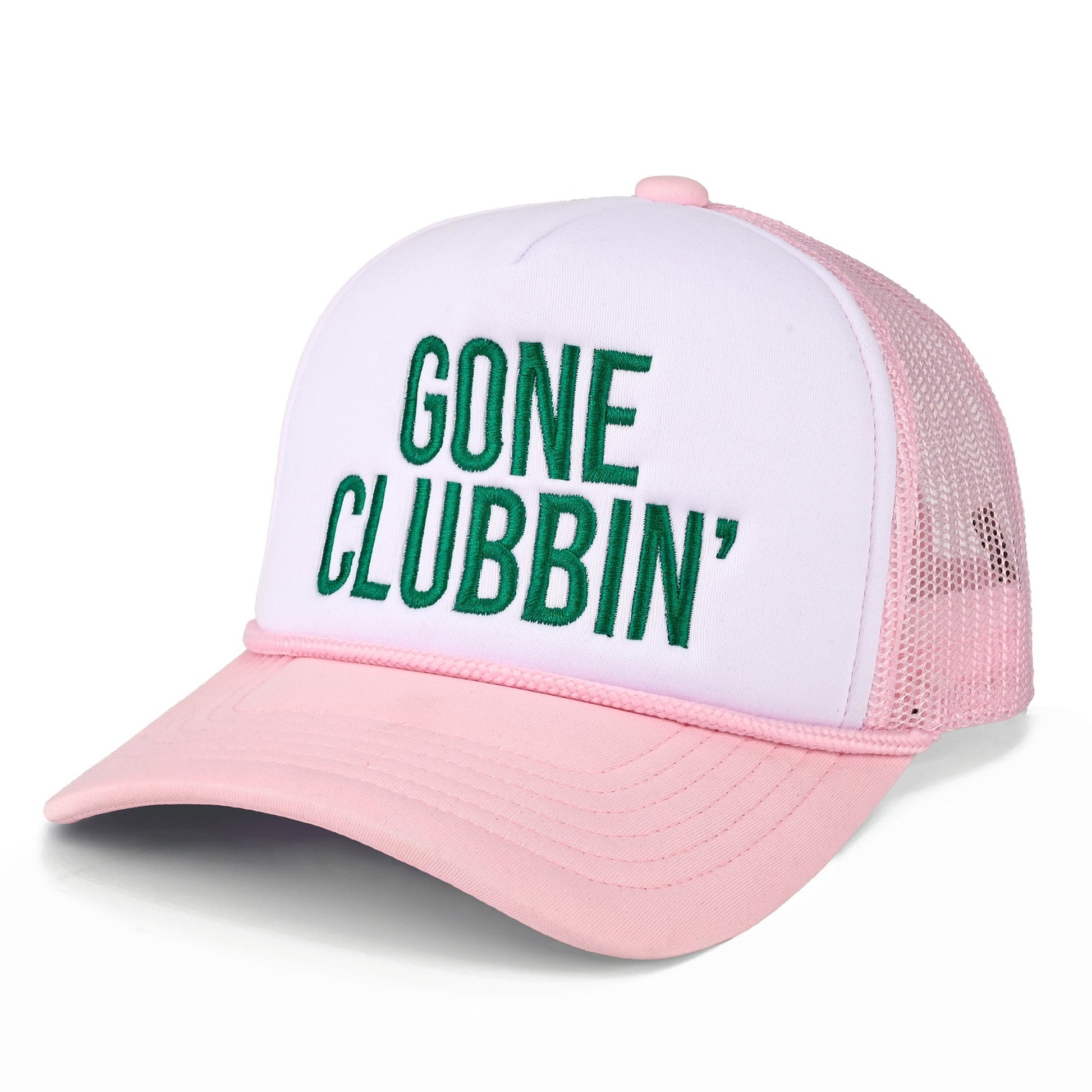 C.C Gone Clubbin’ Foam Trucker Hat - Pink - Trucker Hats