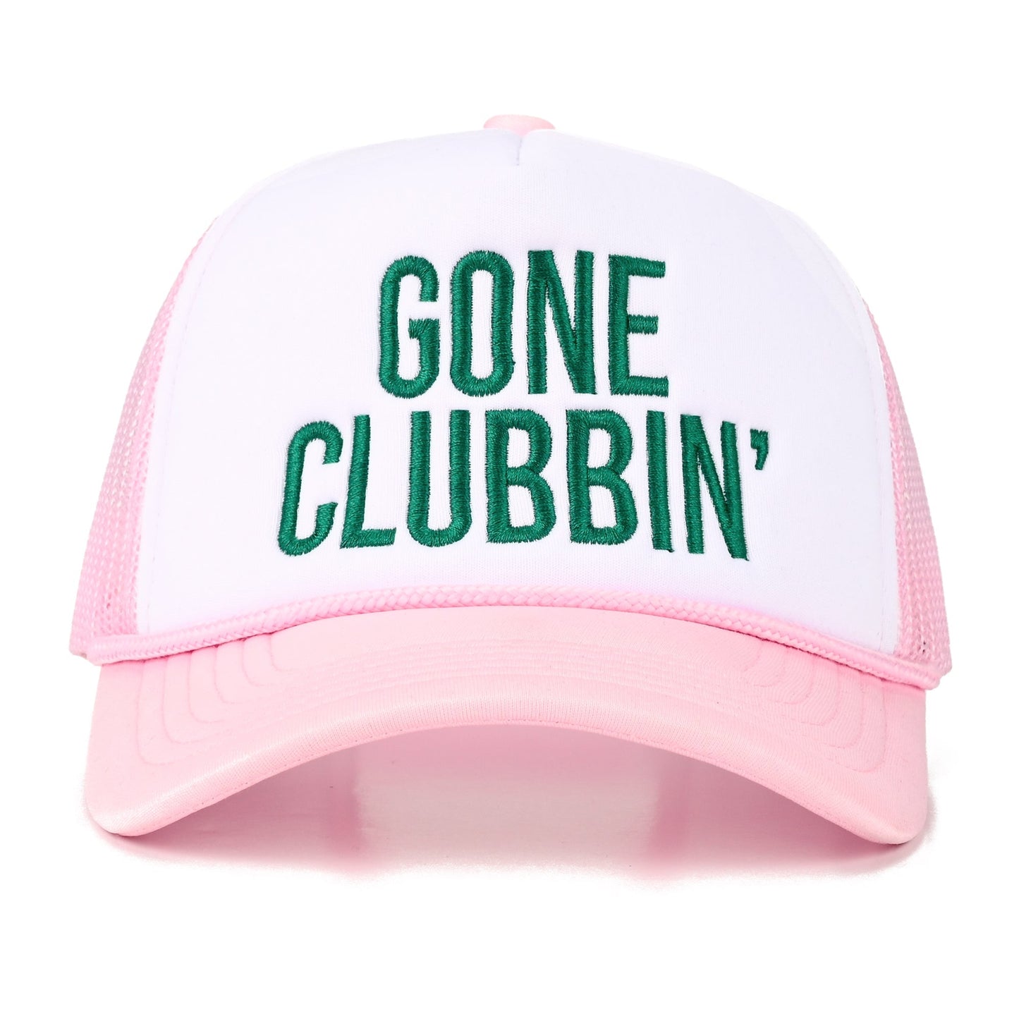 C.C Gone Clubbin’ Foam Trucker Hat - Pink - Trucker Hats