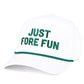 C.C Just Fore Fun Trucker Hat - White/Green - Trucker Hats