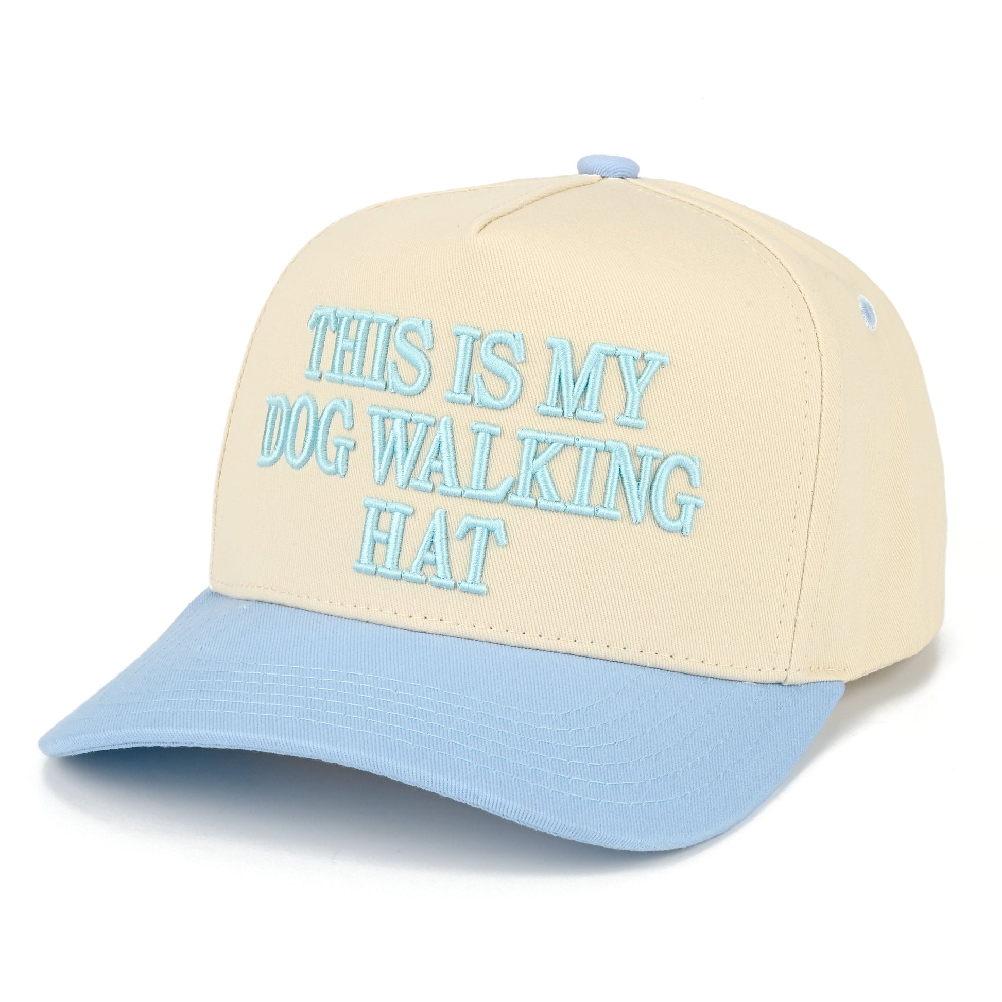 C.C This Is My Dog Walking Hat Trucker - Sky Blue - Trucker Hats