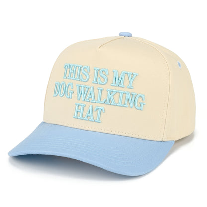 C.C This Is My Dog Walking Hat Trucker - Sky Blue - Trucker Hats