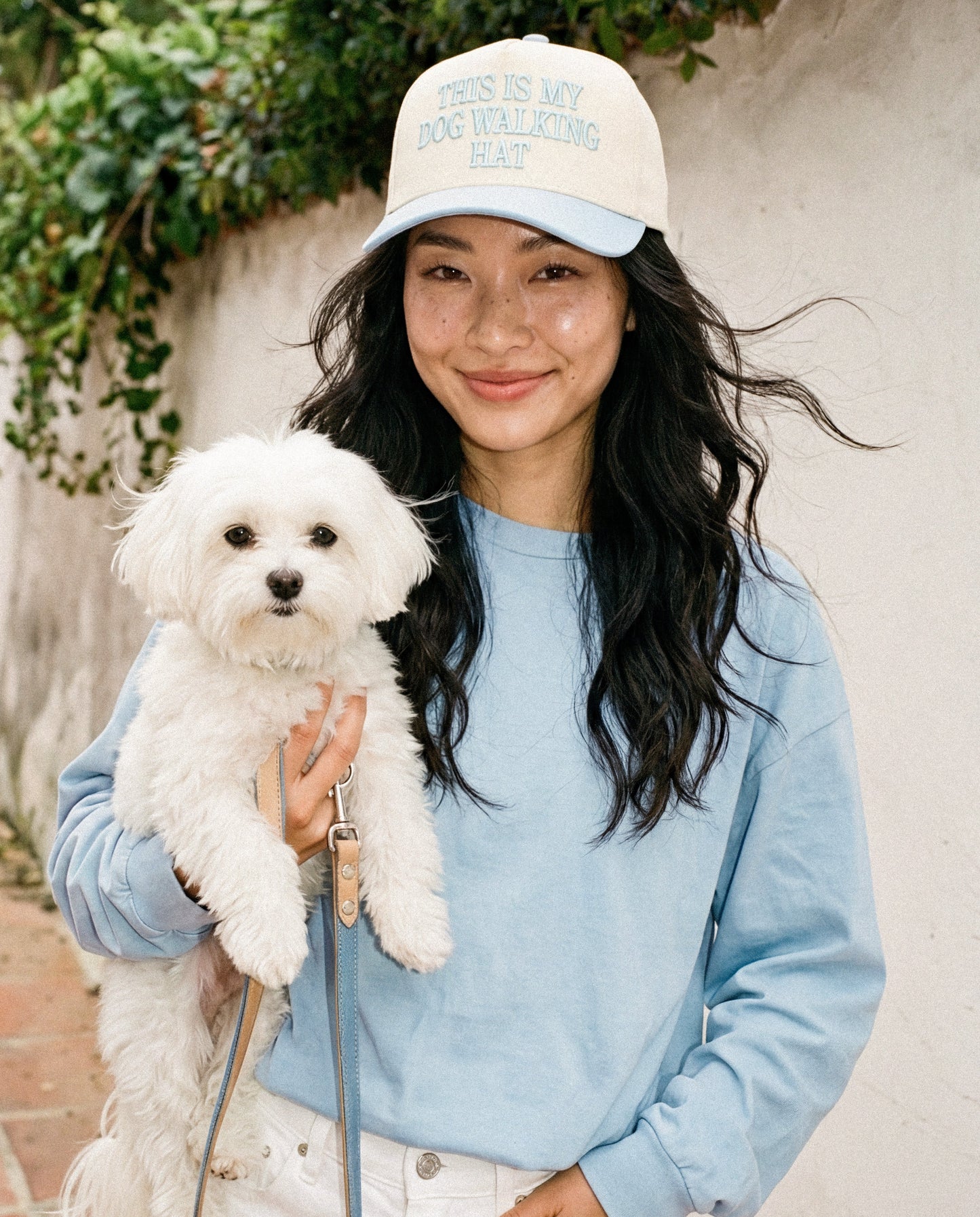 C.C This Is My Dog Walking Hat Trucker - Sky Blue - Trucker Hats