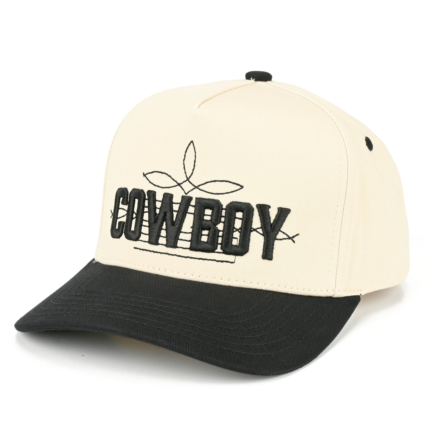 C.C Cowboy Trucker Hat - Black - Trucker Hats