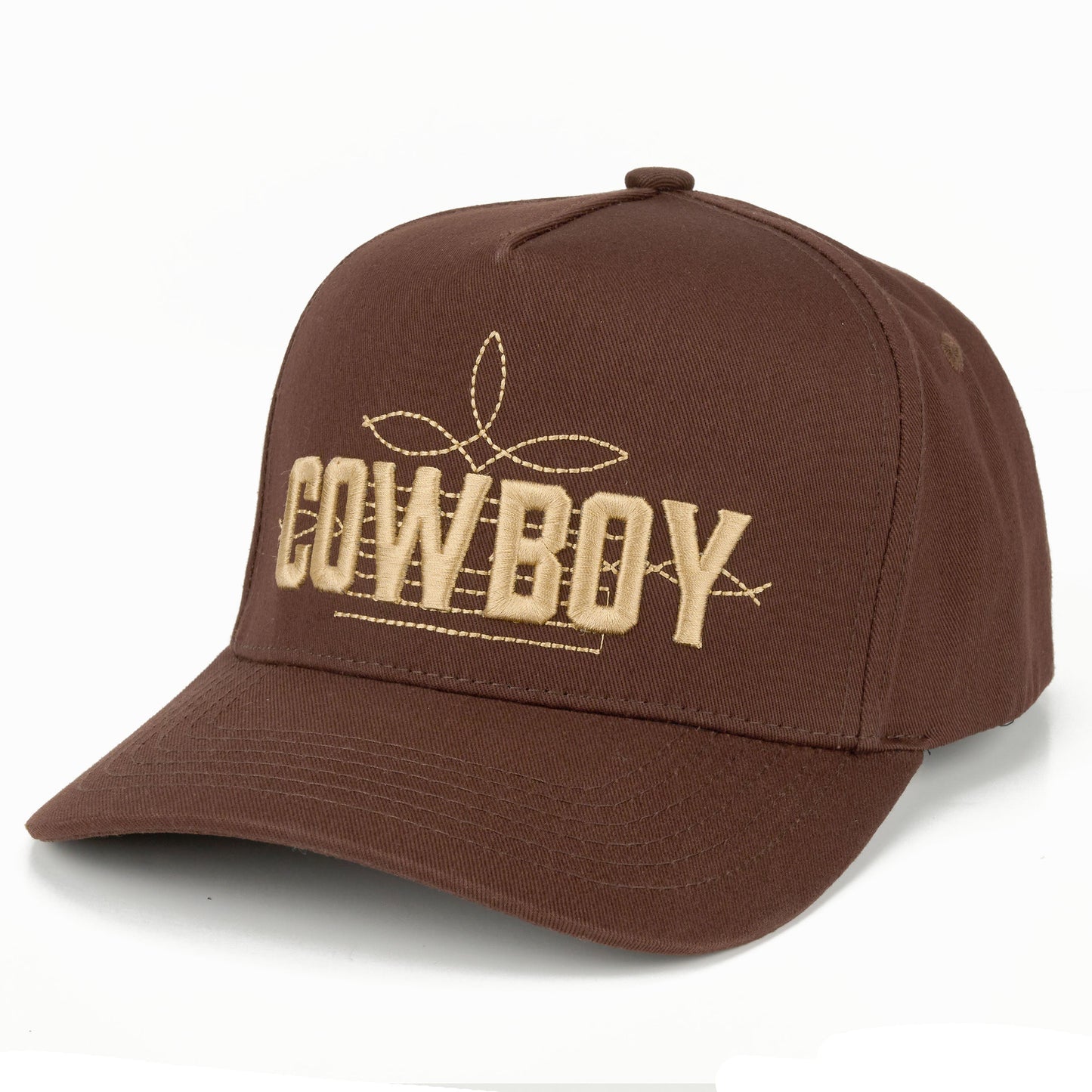 C.C Cowboy Trucker Hat - Brown/Brown - Trucker Hats