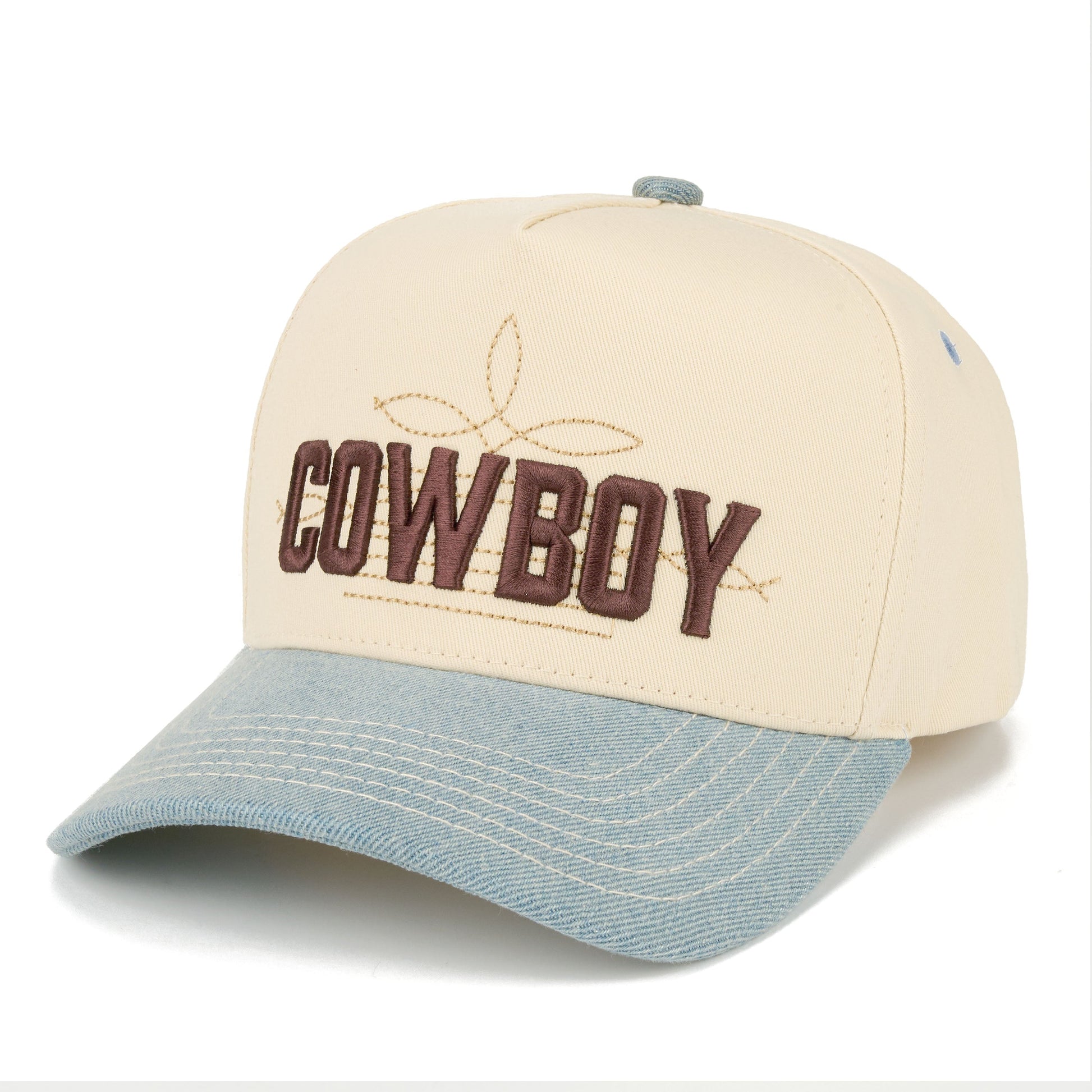 C.C Cowboy Trucker Hat - Denim - Trucker Hats