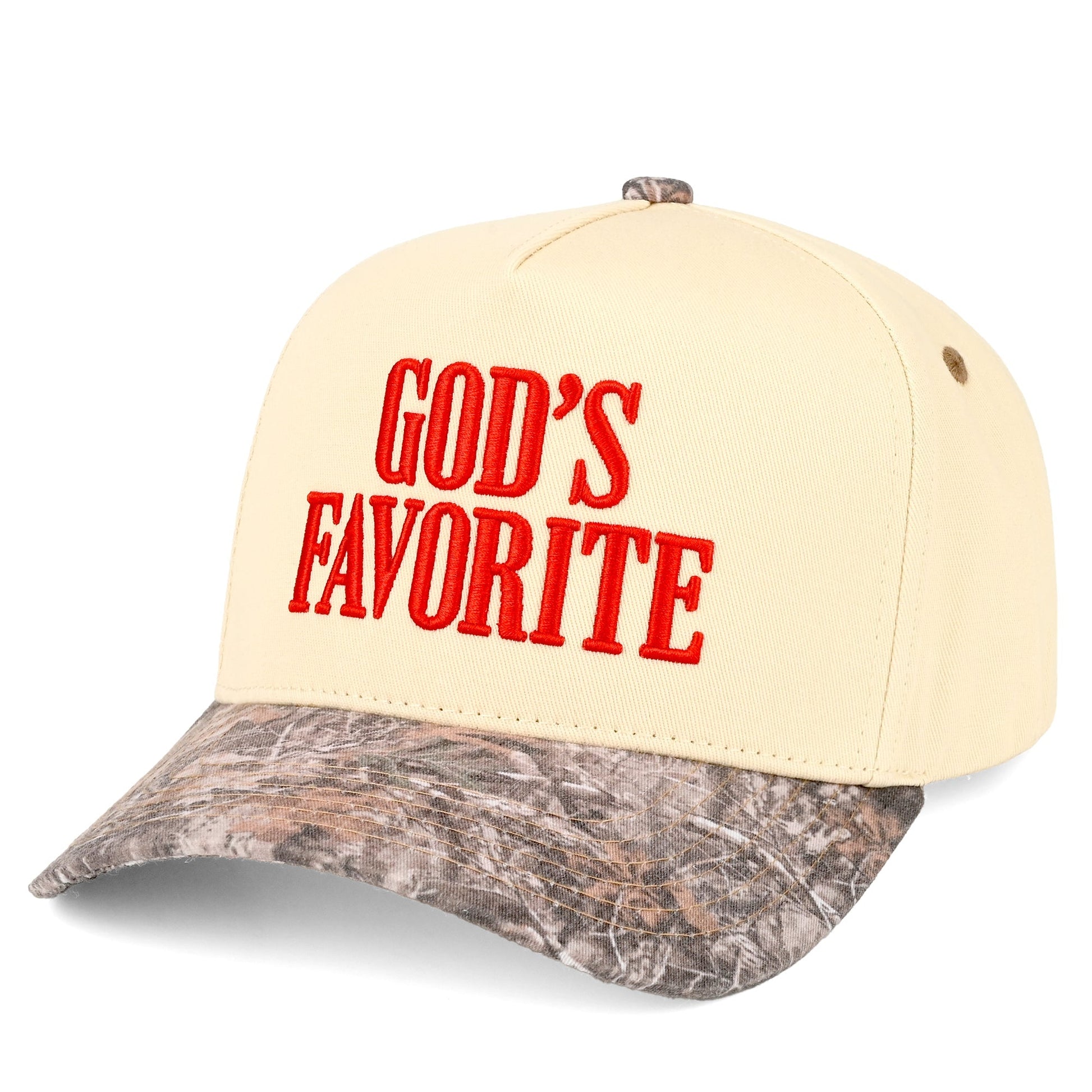 C.C God’s Favorite Trucker Hat - Dk. Camo - Trucker Hats
