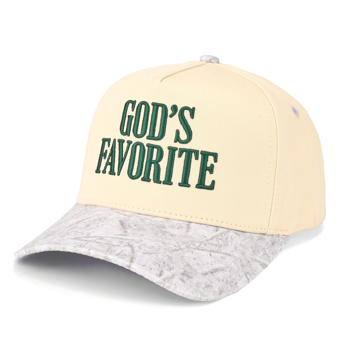 C.C God’s Favorite Trucker Hat - White Camo - Trucker Hats