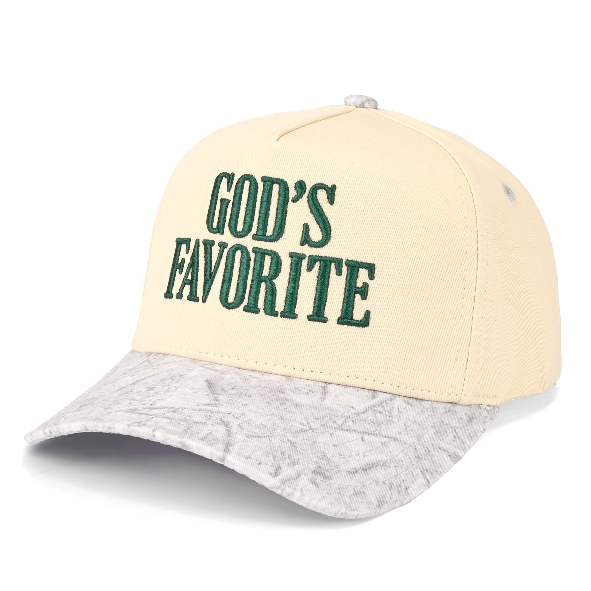 C.C God’s Favorite Trucker Hat - White Camo - Trucker Hats