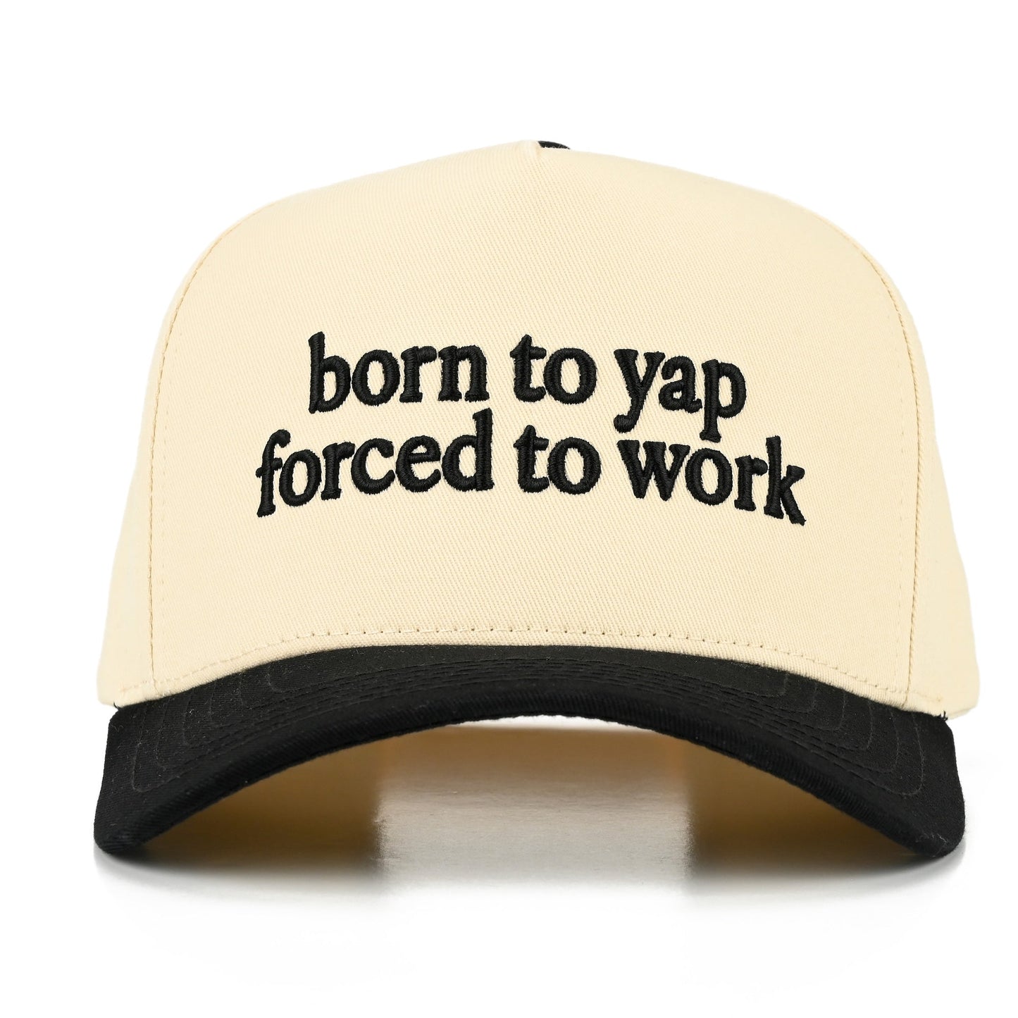 C.C Born To Yap Forced To Work Hat - Black - Trucker Hats