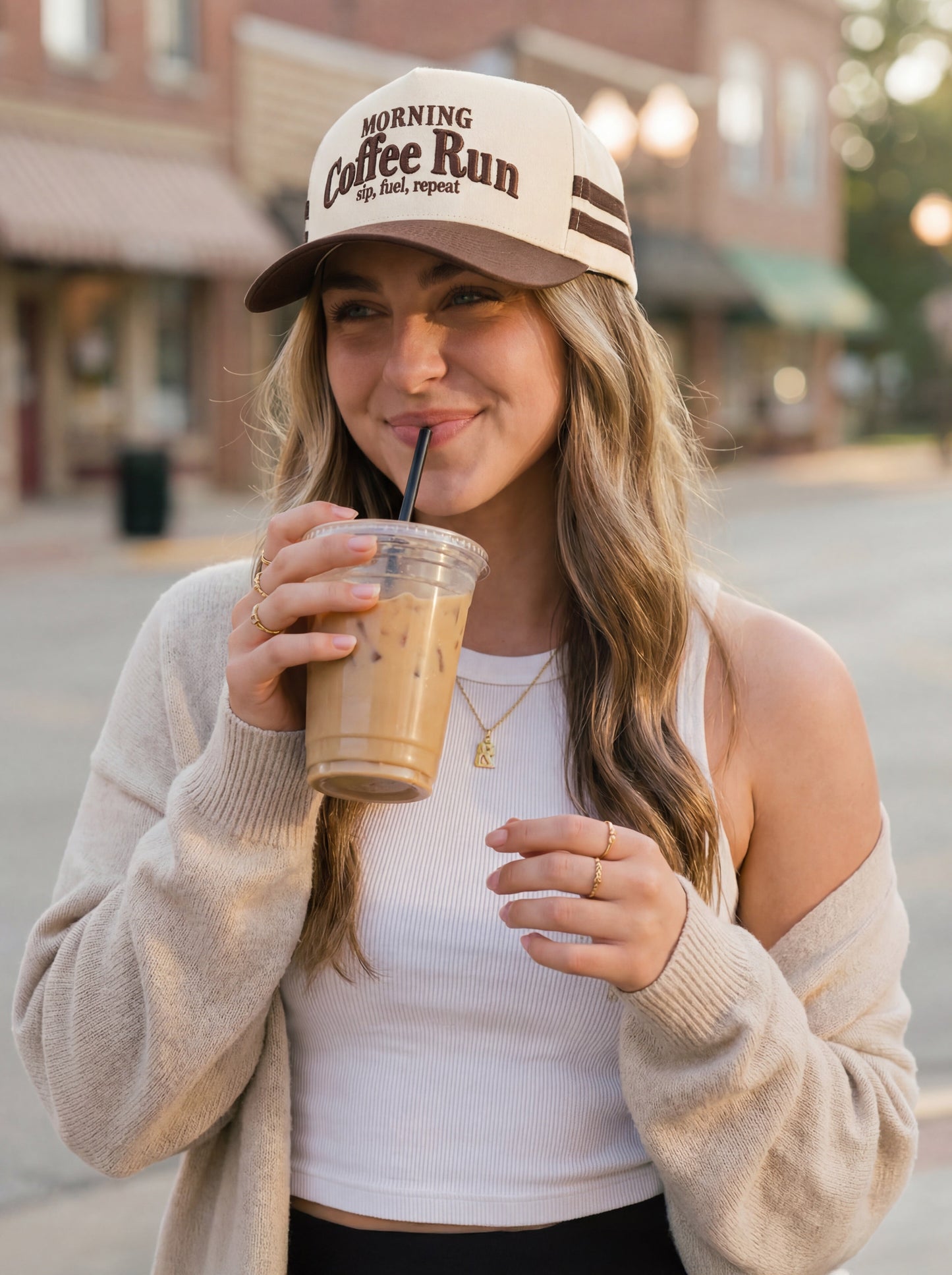 C.C Morning Coffee Run Trucker Hat