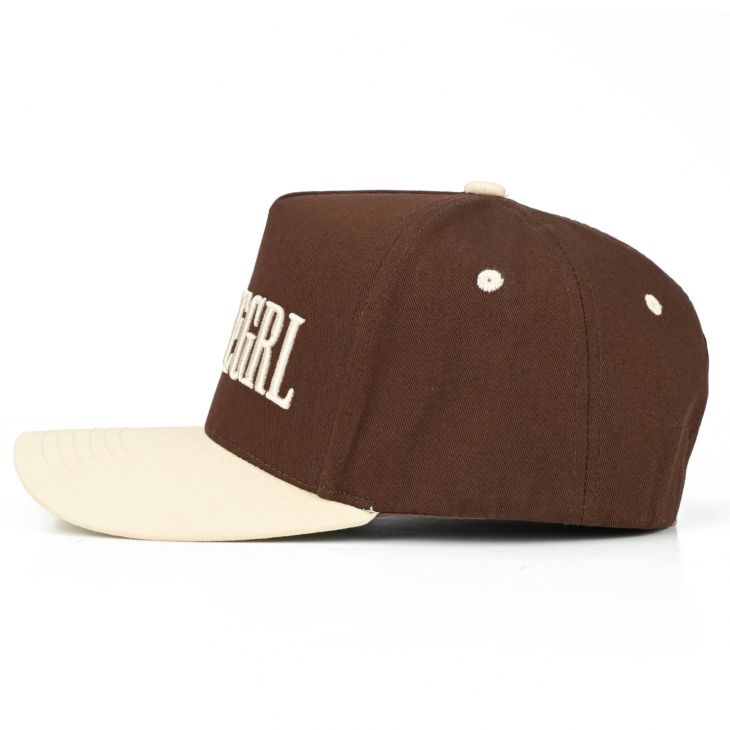 C.C Coffeegrl Trucker Hat - Cream/Brown - Trucker Hats