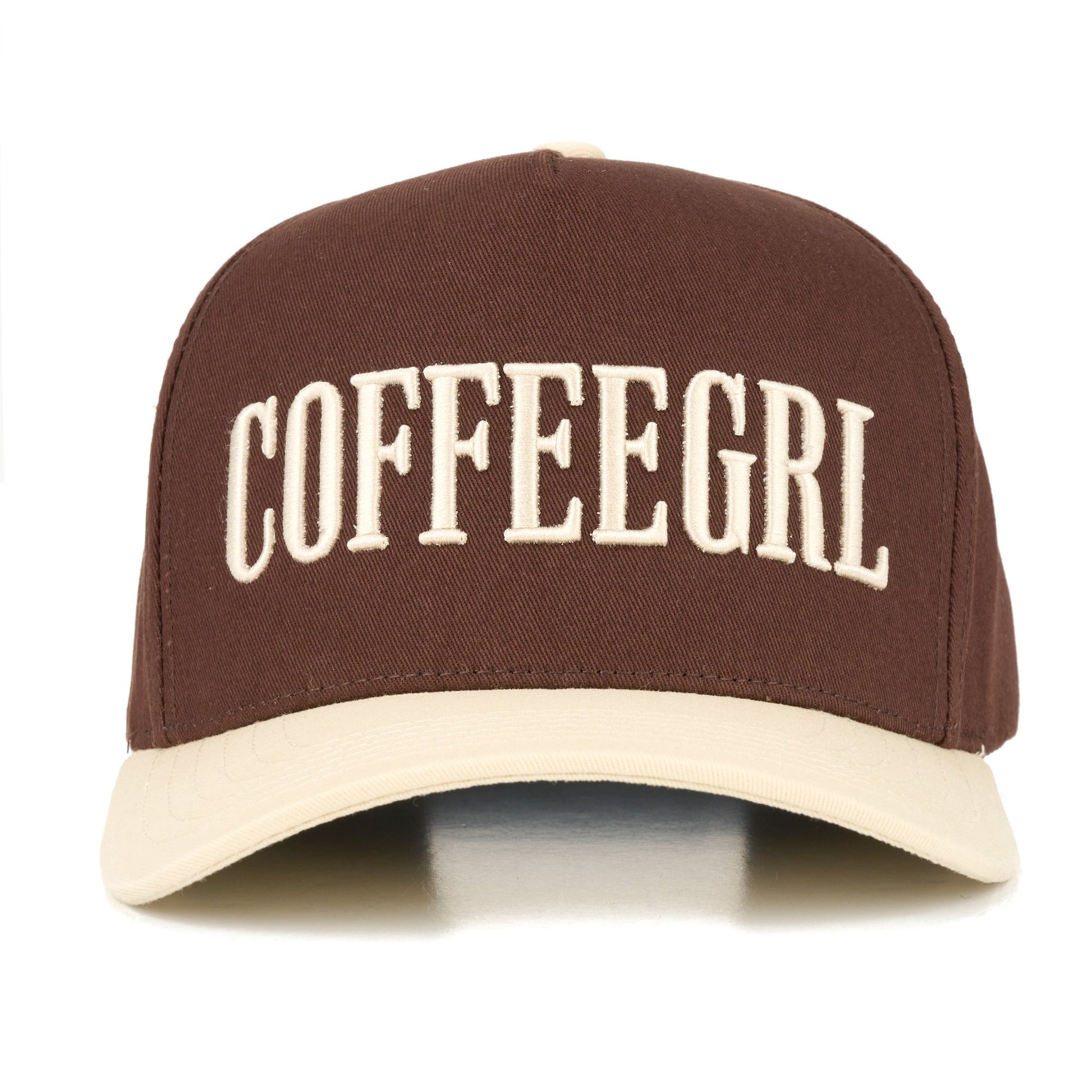 C.C Coffeegrl Trucker Hat - Cream/Brown - Trucker Hats