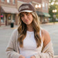 C.C Coffeegrl Trucker Hat - Cream/Brown - Trucker Hats