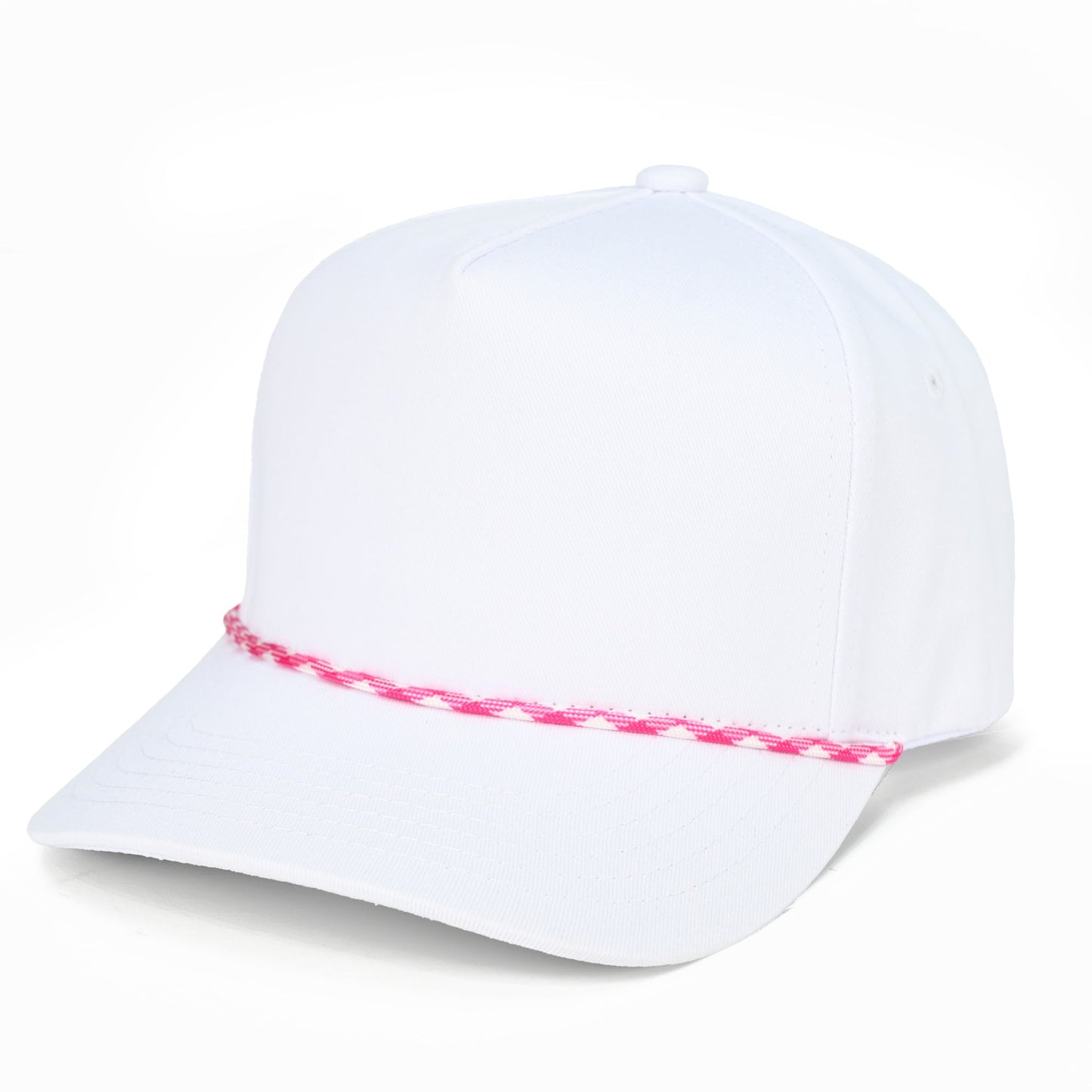 C.C Soild Trucker Hat W/ 2 Tone Rope