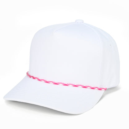 C.C Soild Trucker Hat W/ 2 Tone Rope