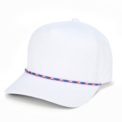 C.C Soild Trucker Hat W/ Usa Rope