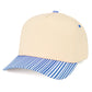 C.C Striped Bill Trucker Hat (8.4)