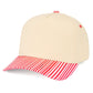 C.C Striped Bill Trucker Hat (8.4)