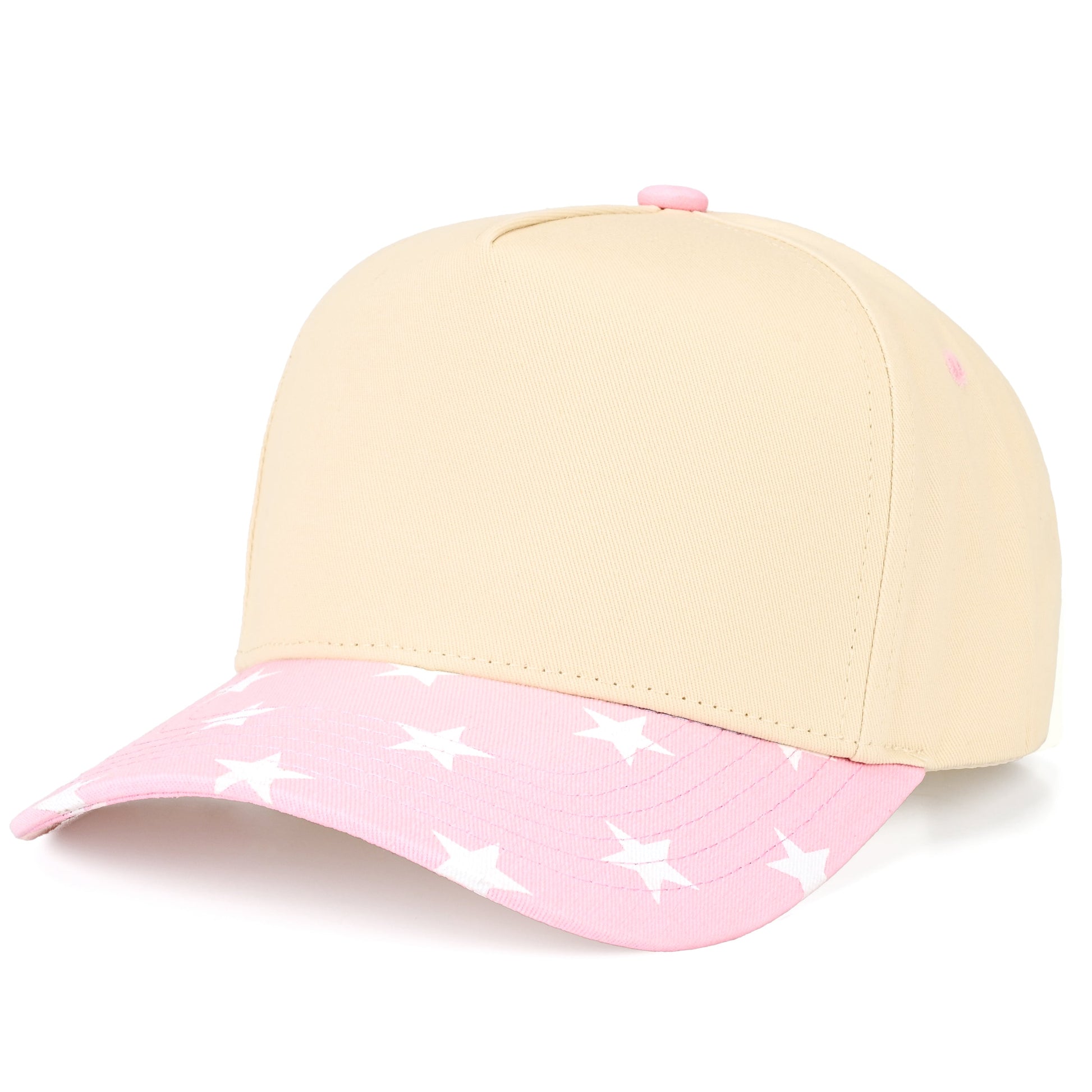 C.C Star Trucker Hat (8.4) - Lt. Pink - Trucker Hats