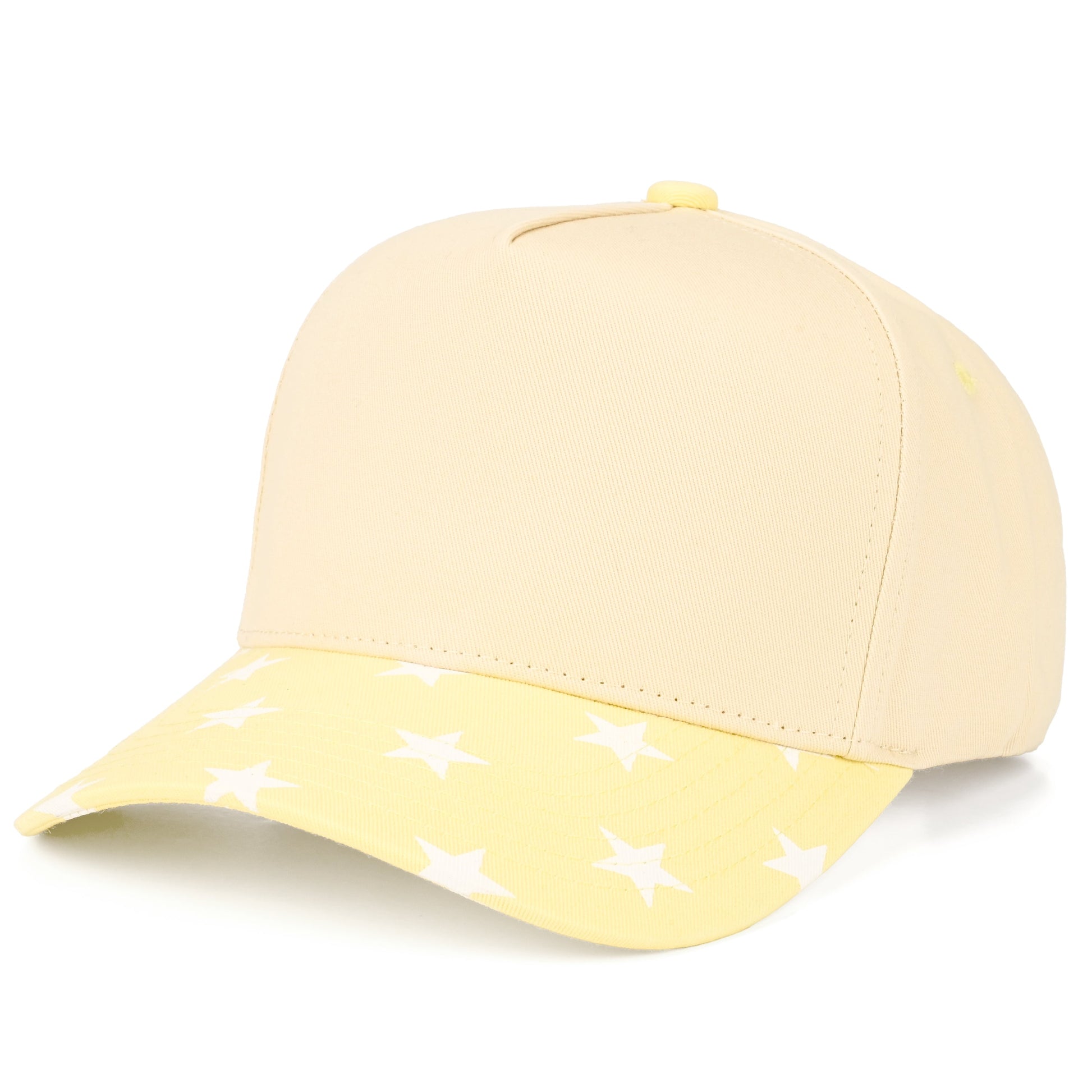 C.C Star Trucker Hat (8.4) - Butter Yellow - Trucker Hats