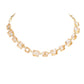Taupe Cushion Square Stone Link Evening Necklace, is the perfect accessory for any occasion. Crafted with attention to detail, this evening necklace will add a touch of glamour to any attire. Perfect Birthday Gift, Mother's Day Gift, Anniversary Gift, Christmas Gift, Valentine's Day Gift, Wedding Party.