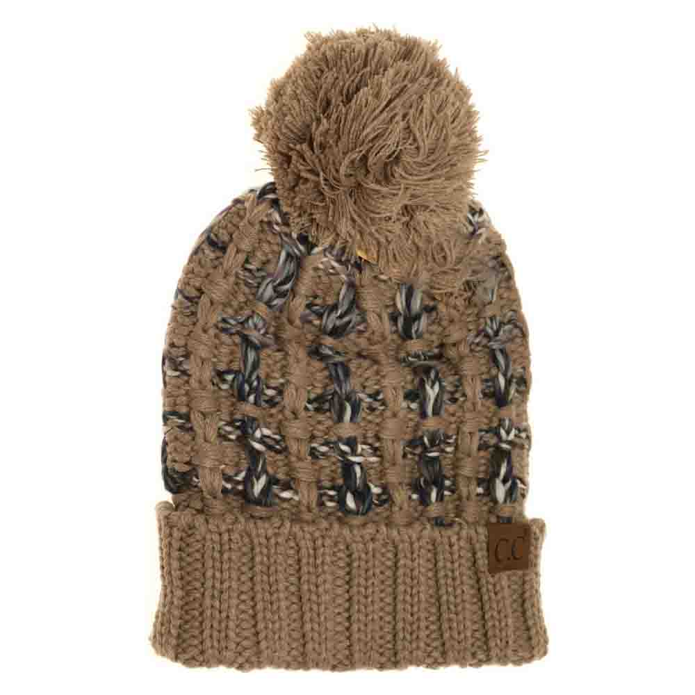 Taupe Ombre Double Slipstitch Pom Beanie combines expert craftsmanship with contemporary style. Featuring a double-layer slipstitch knit, this beanie offers enhanced warmth and durability. Its gradient ombre design transitions smoothly between colors, adding a sophisticated touch to winter wear. Topped with a plush pom, it balances functionality with a trendy finish, making it an ideal accessory for cold-weather comfort and urban fashion. 