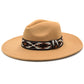 Taupe Tribal Band Panama Hat features an authentic tribal band motif executed with meticulous attention to detail. Constructed using select-grade natural fibers through a proprietary weaving process that ensures exceptional breathability and longevity. The architectural crown and precision-angled brim provide optimal facial shading while maintaining classic proportions