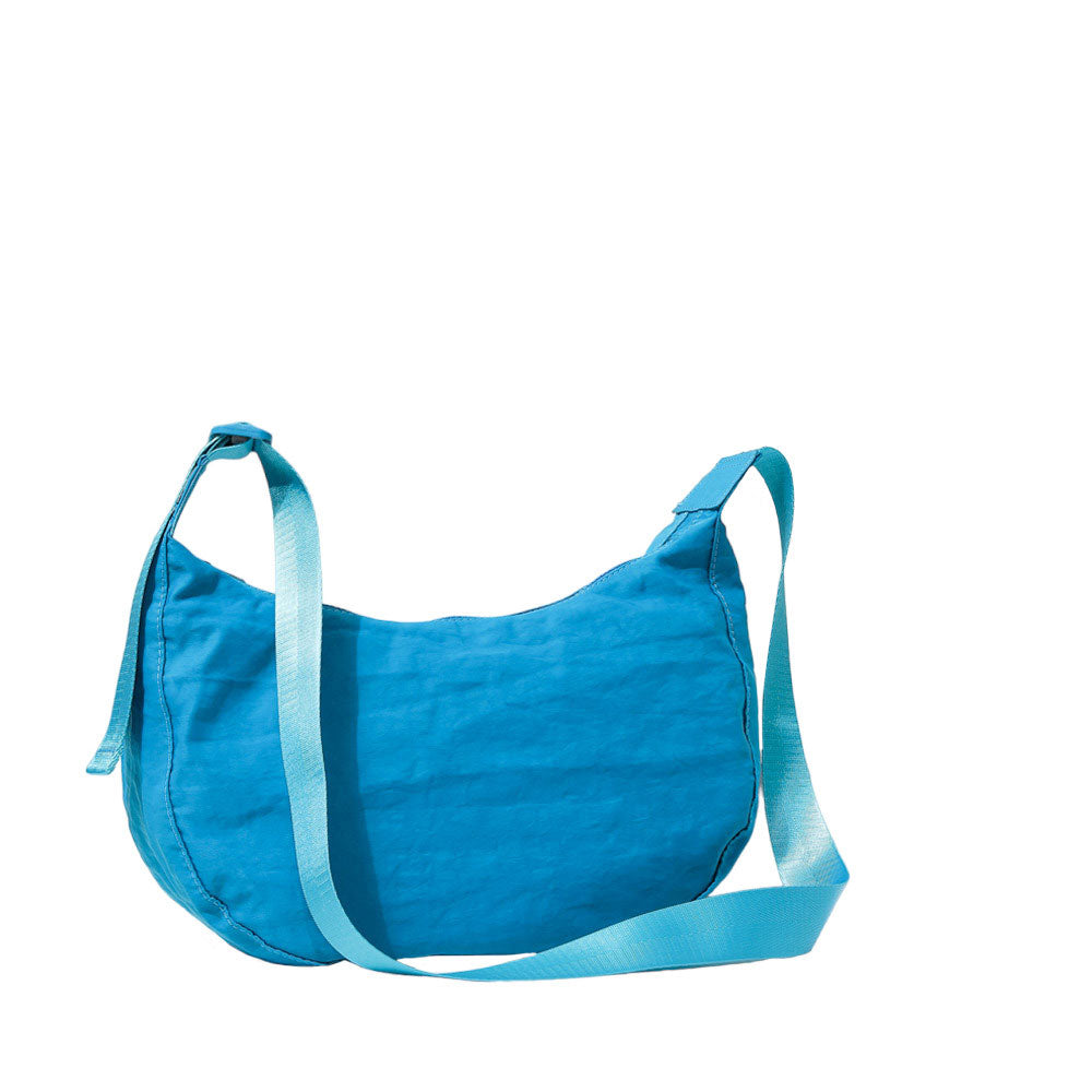Teal Solid Nylon Sling Bag Crossbody Bag, is perfect to carry all your handy items with ease. This handbag features a top zipper closure for security that makes your life easier and trendier. This is the perfect gift idea for a birthday, holiday, Christmas, anniversary, Valentine's Day, etc.