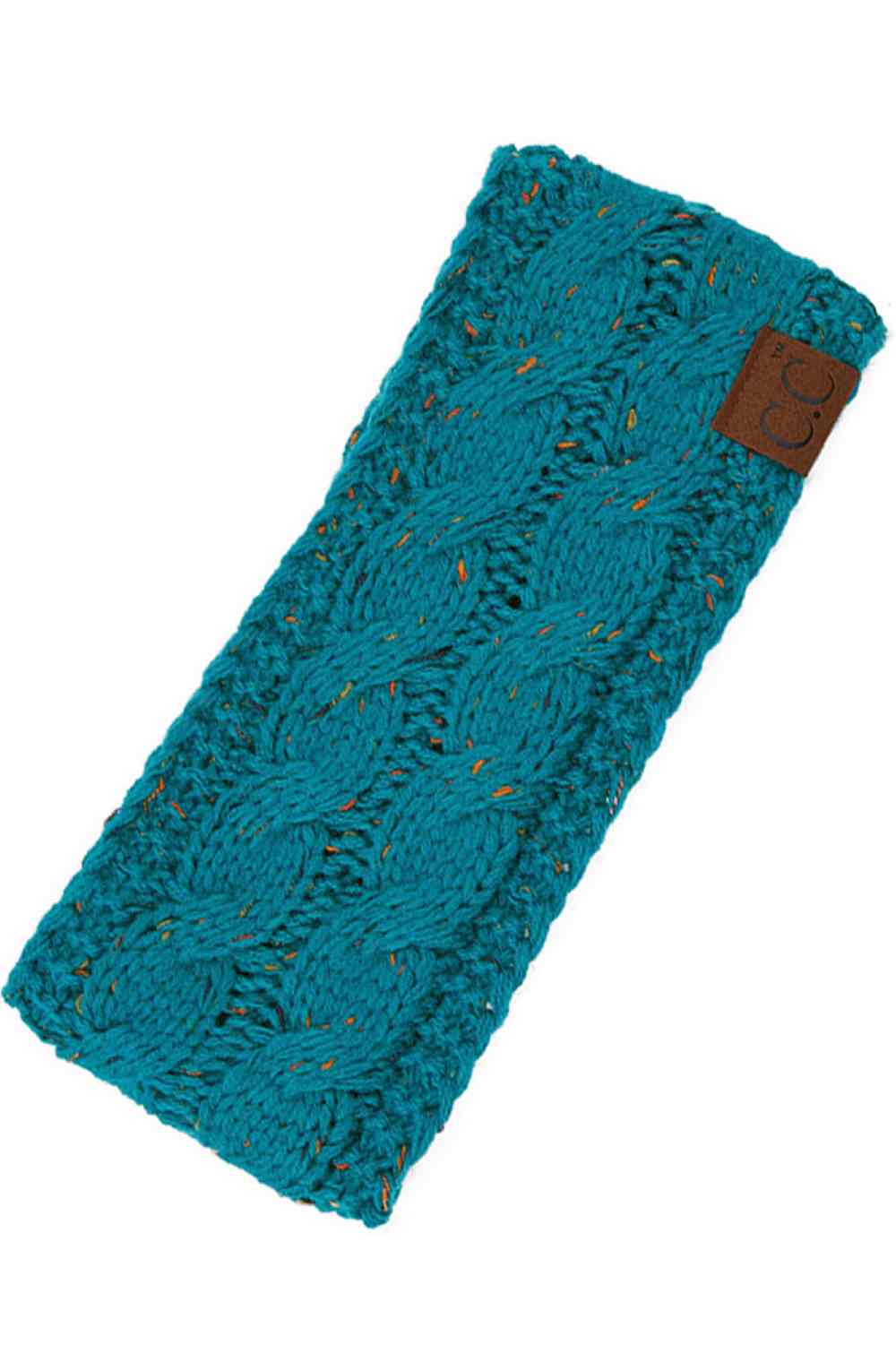 Teal Cozy up with the C.C Chunky Knit Confetti Sherpa Lined Headband, the perfect blend of warmth and style. Crafted from 100% acrylic, this headband features a chunky knit exterior with a soft sherpa lining for maximum comfort against your skin. The playful confetti pattern adds a fun pop of color to any winter outfit. One size fits most, making it an easy grab-and-go accessory for chilly days. Whether you're heading out for a quick errand or settling in for the season, this headband keeps you warm without