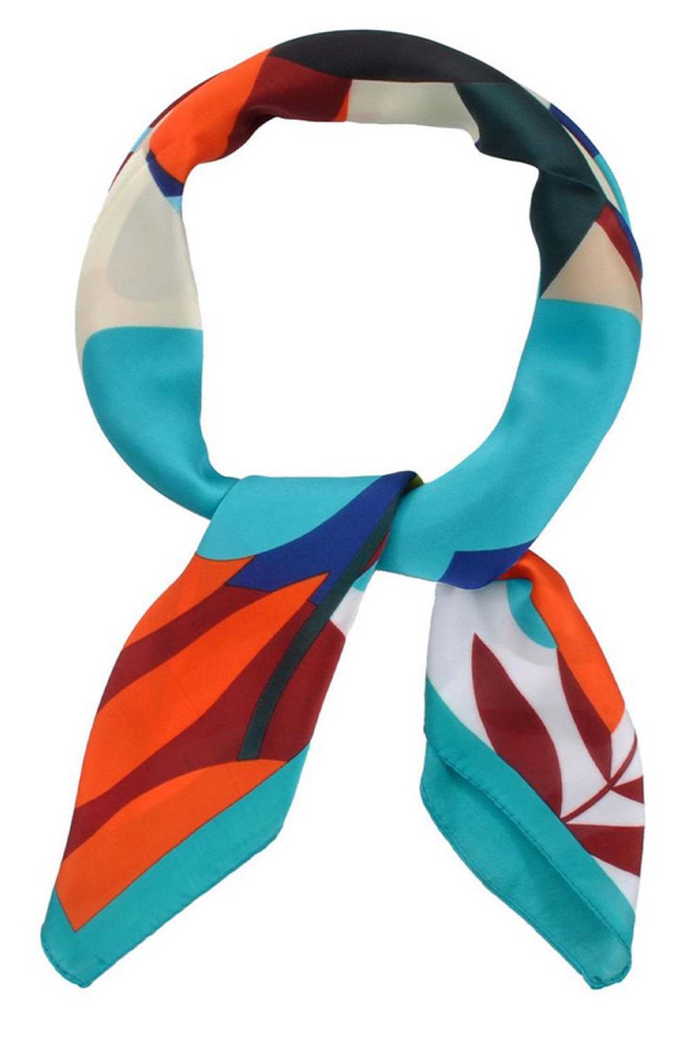 Teal Elevate your summer style with this charming floral illustrated print bandana scarf. Crafted from lightweight 100% polyester, it's perfect for warm weather wear tie it around your neck, head, or wrist for effortless versatility. The generous 27.5" x 27.5" square design offers endless styling possibilities. Whether you're heading to the beach, running errands, or adding a pop of color to your outfit, this breathable scarf keeps you cool and chic all season long.