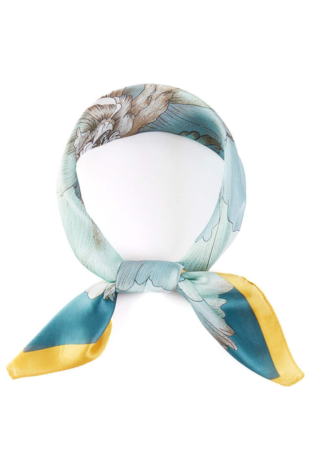 Teal Elevate your accessory game with this versatile bandana scarf featuring a beautiful flower pattern print. Crafted from 100% lightweight polyester, it drapes beautifully and feels silky soft against your skin. The generous 27.5" x 27.5" square size offers endless styling possibilities wear it as a headscarf, neck wrap, or tie it to your bag for a pop of color. Perfect for all seasons, this easy-care piece transitions seamlessly from casual to chic. A must-have staple for any wardrobe.