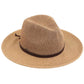 C.C Suede Lace Trim Band Panama Hat