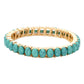 Oval Stone Cluster Stretch Evening Bracelet